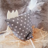 Stoffhuhn mit katzenminze